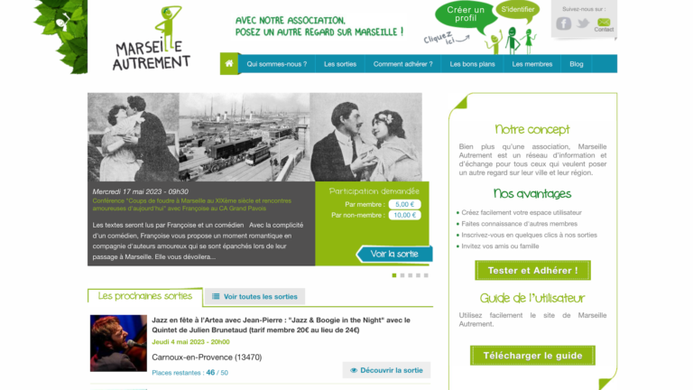 Site web Marseille Autrement