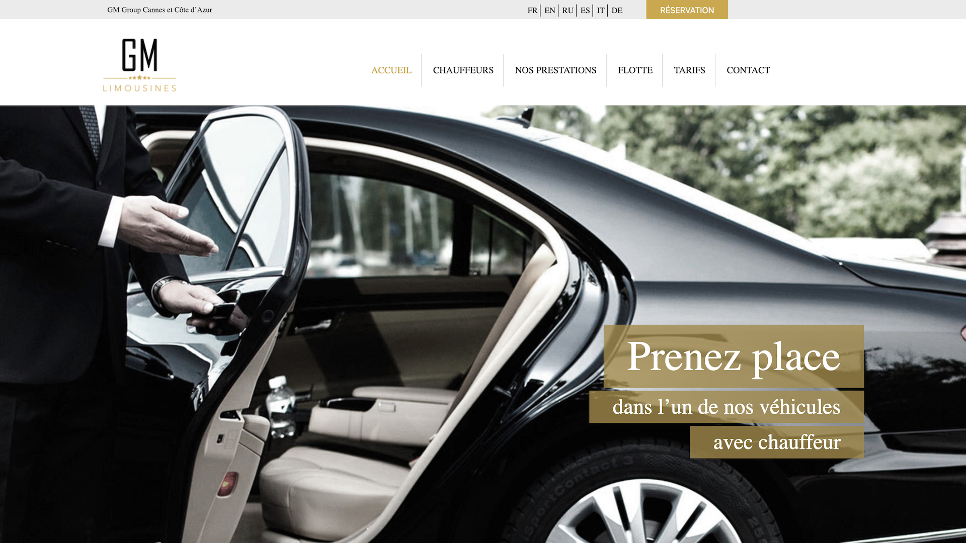 Site web Limousines Cannes