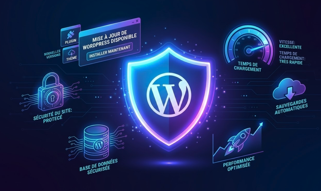 maintenance wordpress mises à jour